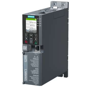 SINAMICS G200 PN 380V-480V, 3AC -20%/10% HO: 150% 60s in 300s, 0.75kW LO