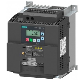SINAMICS V20 200-240 V -15/+10% RATED POWER 3KW WITH 150%