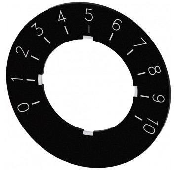 SIRIUS ACT, ETYKIETA DO POTENCJOMETRU 0-10