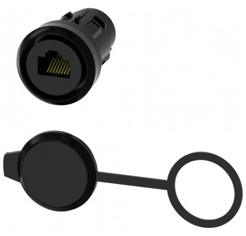 SIRIUS ACT, INTERFEJS RJ45, CAT 6., 22MM, TWORZYWO, CZARNY