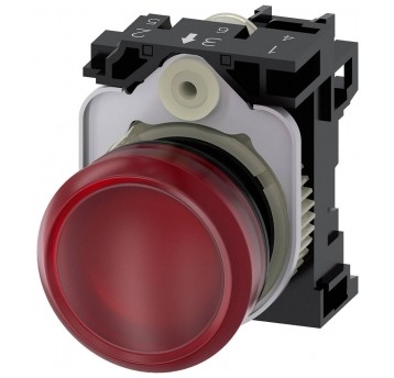 SIRIUS ACT, LAMPKA SYGNALIZACYJNA,CZERWONA