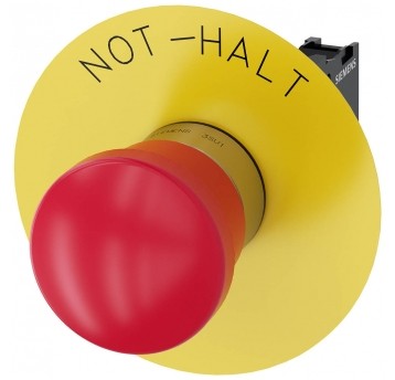 SIRIUS ACT, PRZYCISK CZERWONY GRZYBEK