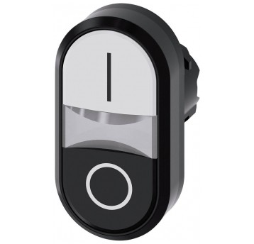 SIRIUS ACT, PRZYCISK PODŚWIETLANY PODWÓJNY