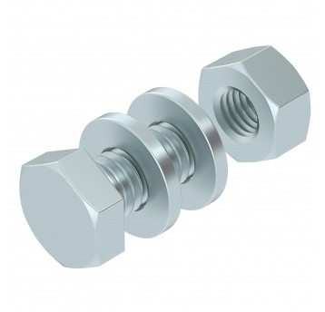 SKS 6X12 F Śruba z łbem sześciokątnym