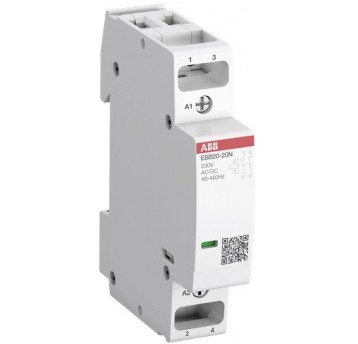 Stycznik ESB20-11N-01, 20A (AC-1/AC-7a), 9A (AC-3), 24V AC/DC, 1NO/1NC