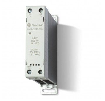 STYCZNIK SSR Z RADIATOREM NA SZYNĘ DIN 15A, ZAŁĄCZANIE W ZERZE,