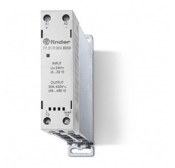 STYCZNIK SSR Z RADIATOREM NA SZYNĘ DIN 30A, ZAŁĄCZANIE W ZERZE,