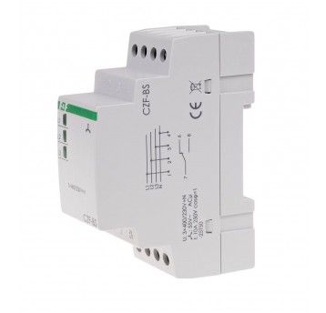 styk 1P , I=10A, z sygnalizacją, 2 moduły CZUJNIK ZANIKU I FAZY