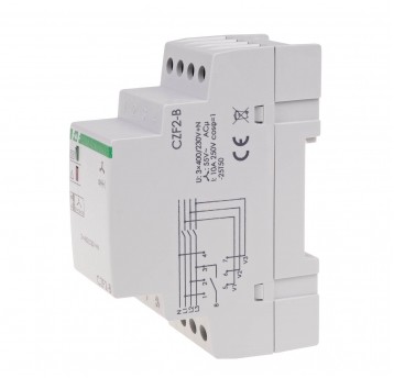 styk 1Z, I=10A, 2 moduły CZUJNIK ZANIKU FAZY Z KONTROLĄ