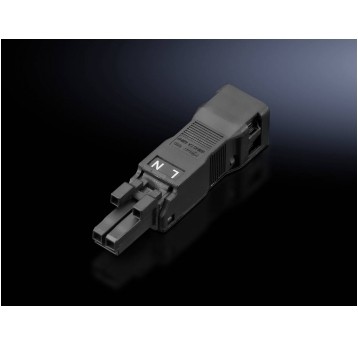 SZ Gniazda do zasilania i przewodów pośred. 2-bieg., 100-240V OP=5 szt.