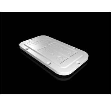 SZ Płyta kołnierzowa z tworzywa sztucznego wytłoczeniem metrycznym, do AX