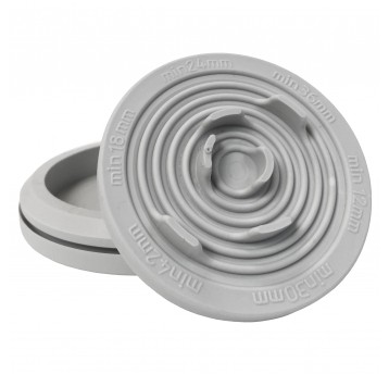 T-RGDM50 PRZEPUST POJEDYŃCZY IP54 SZARY UL94V-0