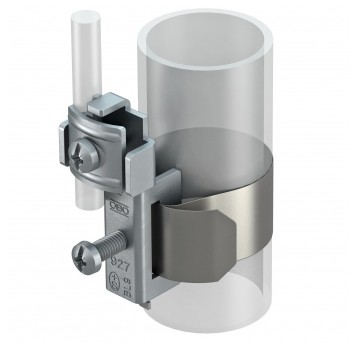 TAŚMOWA OBEJMA 3/8-4" TAŚMOWA OBEJMA UZIEMIAJĄCA 3/8