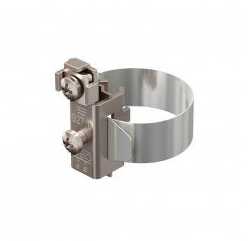 TAŚMOWA OBEJMA DO RUR 8-22mm dl=115 mm TAŚMOWA OBEJMA UZIEMIAJACA