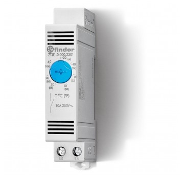 TERMOSTAT DO SZAF I OBUDÓW - KONTROLA GRZAŁEK 1R (-20...+40) C