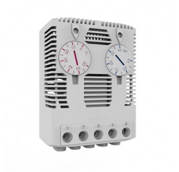 Termostat/higrostat, Obszar nastawialny: -20ºC to 60ºC, 230V