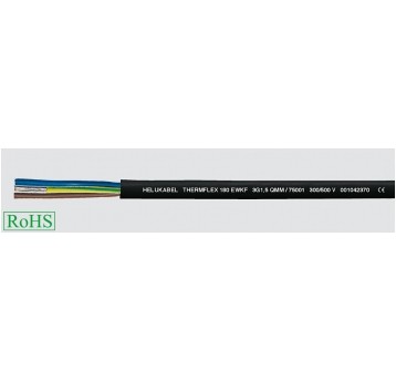 THERMFLEX 180 EWKF 3x0,75 PRZEWÓD SILIKONOWY H05SS-F