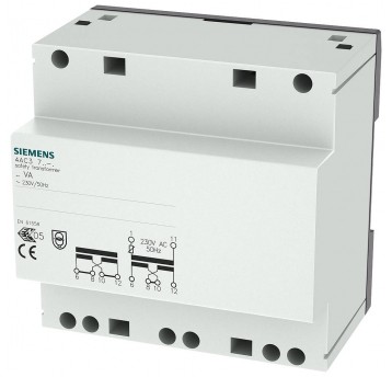 TRANSFORMATOR BEZPIECZEŃSTWA, 63VA U1 230V U2 2X12V / 24V AC Z OCHRONĄ PT