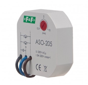 Un=230V, I=10A, styki 1Z, montaż w puszce AUTOMAT SCHODOWY