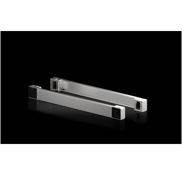 VX Elementy narożne z osłonami, przód i tył, wys.: 100 mm, do szer.: 1000 mm, stal nierdzewna 1.4301