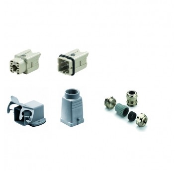 W.HDC-KIT-HE 04.402 M ZŁĄCZE PRZEMYSŁOWE KOMPLET