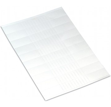 WA.TABLICZKI Z TEKTURY DO DRUKARKI LASERWEJ 9,5X25