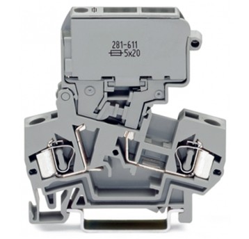 WA.ZŁĄCZKA BEZP. SZARA 4mm ZŁĄCZKA BEZPIECZNIKOWA