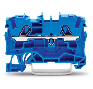 WA.Złączka szynowa 2.przewodowa 4mm2 niebiesk ZŁACZKA