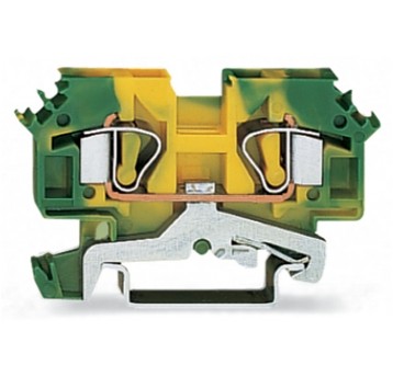 WA.ZŁĄCZKA ŻÓŁTO-ZIELONA 6MM