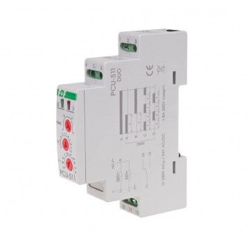 wielofunkcyjny, styk 1P, Un=230V i 24V, I= PRZEKAŹNIK CZASOWY