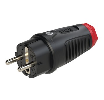 Wtyczka gumowa 16A 2P+Z 230V UNI‑SCHUKO IP54 /pełna guma/ TAURUS2 0522‑sr