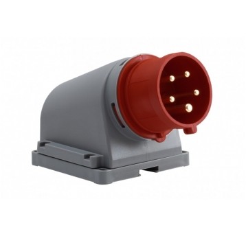 Wtyk siłowy stały odbiornikowy 16A 5p IP44 BC1-1505-2236