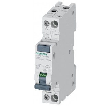 WYŁĄCZNIK KOMBINOWANY RCBO, 1+N, TYP A 6KA, TYP A, 30MA, B10A