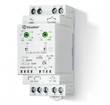 WYŁĄCZNIK ZMIERZCHOWY 2 ZESTYKI PRZEŁĄCZNY I ZWIERNY (1P+1Z