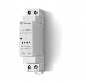 ZASILACZ IMPULSOWY MODUŁOWY - 12W (24V DC) 110-240 V AC - 1 MODUŁ