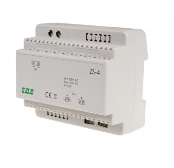 Zasilacz stabilizowany 230VAC/24VDC ZS-4
