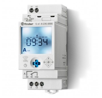 Zegar tygodniowy NFC 1P 16A 12/24AC/DC