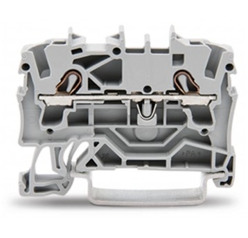 ZŁĄCZKA 2-PRZEWOD.2,5mm szara ZŁĄCZKA