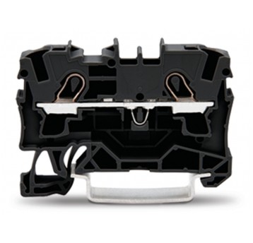 ZŁACZKA 2-PRZEWOD. 4mm CZARNA ZŁACZKA