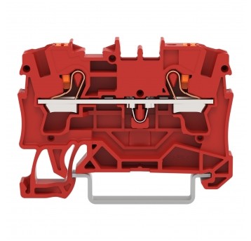 ZŁACZKA 2-PRZEWOD. 4mm CZERWONA ZŁACZKA op=50 szt.
