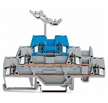 ZŁĄCZKA 3-P L/L/L 2,5mm2 ZŁĄCZKA SZARA/SZARA/NIEB.