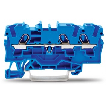 ZŁACZKA 3-PRZEWOD. 4mm NIEBIESKA ZŁACZKA