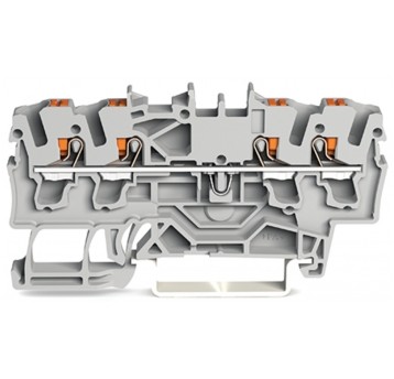 ZŁĄCZKA 4-PRZEWOD. 2,5mm2 SZARA