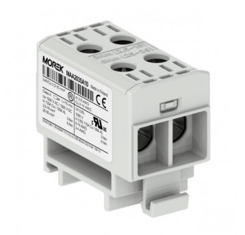 ZŁĄCZKA OTL35-2 2X2,5 35MM SZARA 1500V